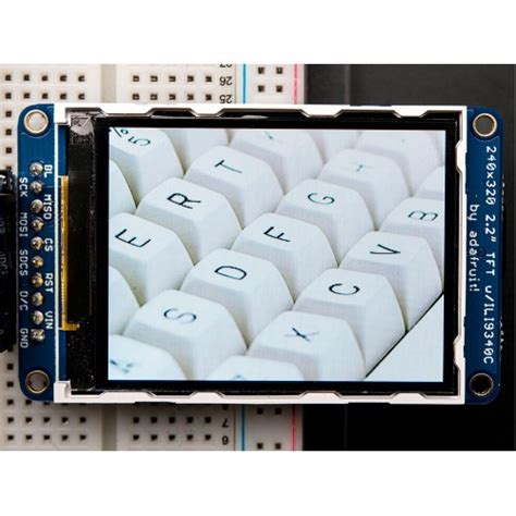 22 18 Bit Color Tft Lcd Display With Microsd Card Breakout