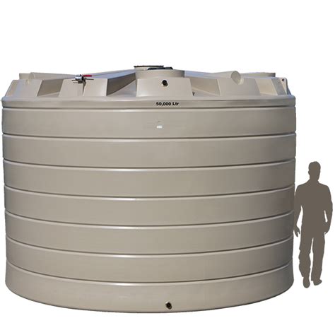 50000 Litre Premium Flat Walled Poly Water Tank Coerco Perth Wa