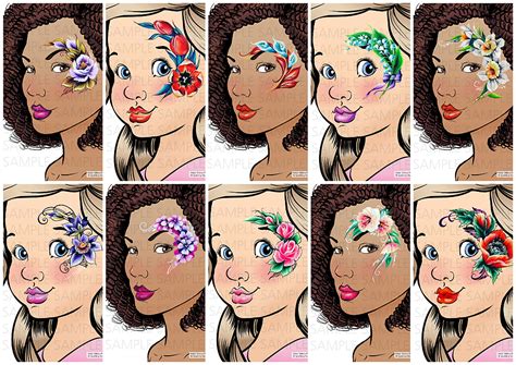 Sparkling Faces Ultimate Face Painting Guide Flowers Volume 2