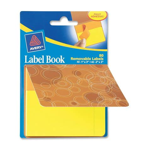 Avery® Orange Circles Label Book