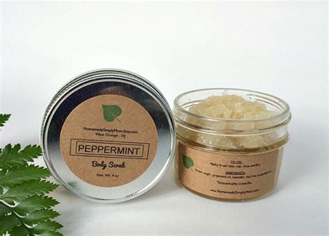 Organic Sugar Scrub Vegan Body Scrub By Homemadesimplymom On Etsy