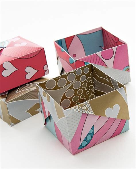 Une boîte en origami DIY Shake My Blog