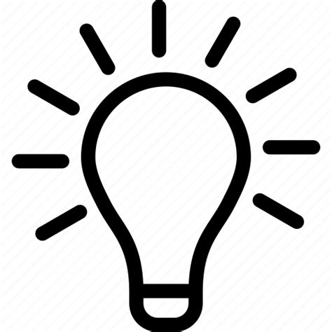 Bulb Glow Idea Knowledge Light Tubelight Icon Download On Iconfinder