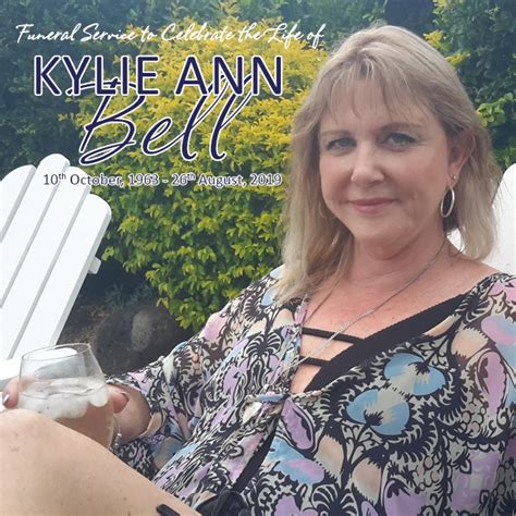 Remembering Kylie Ann Bell Nee Beckman Generation Funerals
