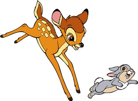 Group Clip Art Disney Galore Thumper Running Bambi And Thumper