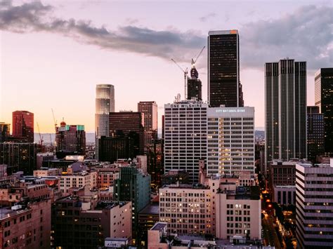 1024x768 Resolution Los Angeles Skyscrapers Buildings 1024x768