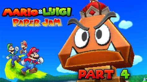 Mario And Luigi Paper Jam Part 4 Boss Papercraft Megacrinkle Goomba