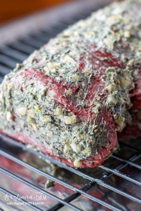 This simple recipe is a show stopper! Garlic & Herb Beef Tenderloin Recipe • Longbourn Farm ...