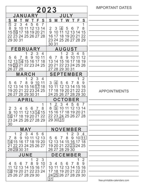 2023 Word Calendar Crownflourmillscom Calendar 2023 Printable