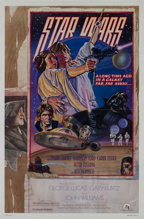 Marquee Poster Star Wars Episode Iv A New Hope Us Sheet