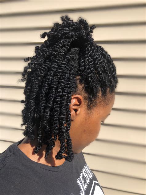 Two Strand Twists On Natural Hair