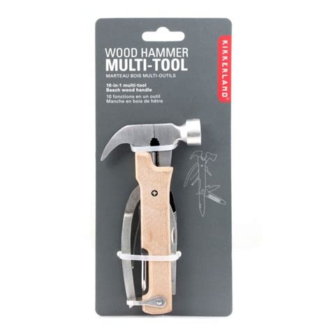 Kikkerland Wooden Hammer Multi Tool