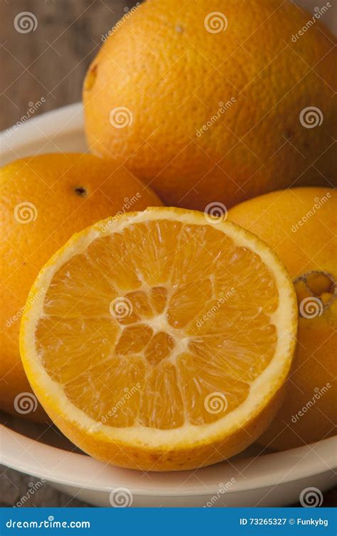 Closeup Of Sliced Oranges Stock Image Image Of Juicy 73265327
