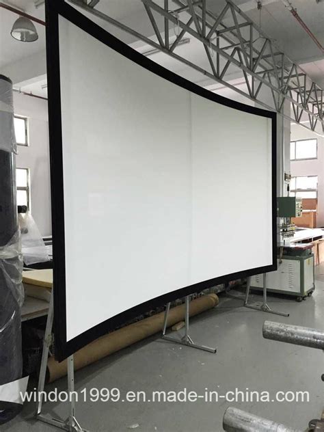 China 100 235 1 Projection Screens Curved Fixed Frame Projector