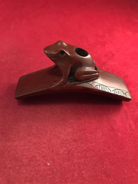 Sold Price Hopewell Frog Effigy Pipe Indian Pottery Artifact Arrowhead