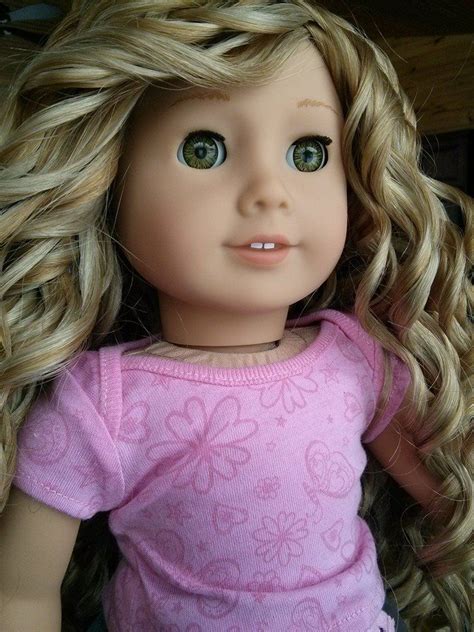 Custom American Girl Doll With Eye Swap And Rewig American Girl Doll