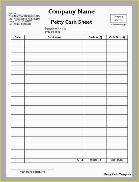 Cash Sheet Template Free Of Daily Cash Sheet Template Excel