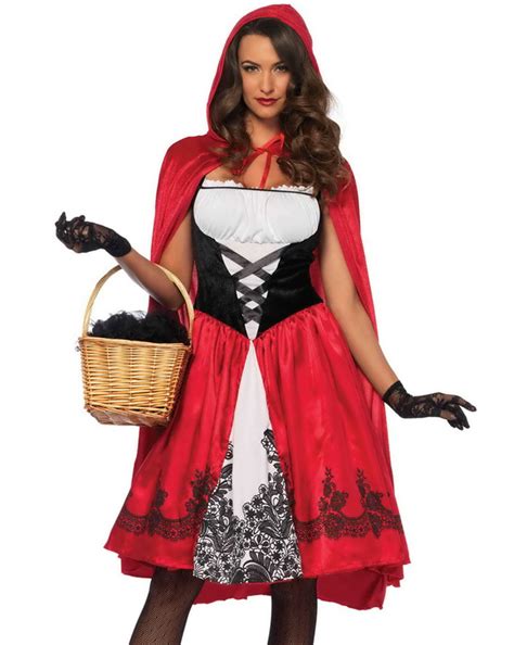 Gothic Red Riding Hood Costume Spicy Lingerie