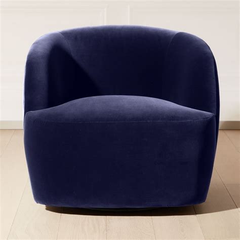 In fact, this chair is softer than i was expecting. Gwyneth Navy Velvet Chair + Reviews in 2020 | Navy velvet ...