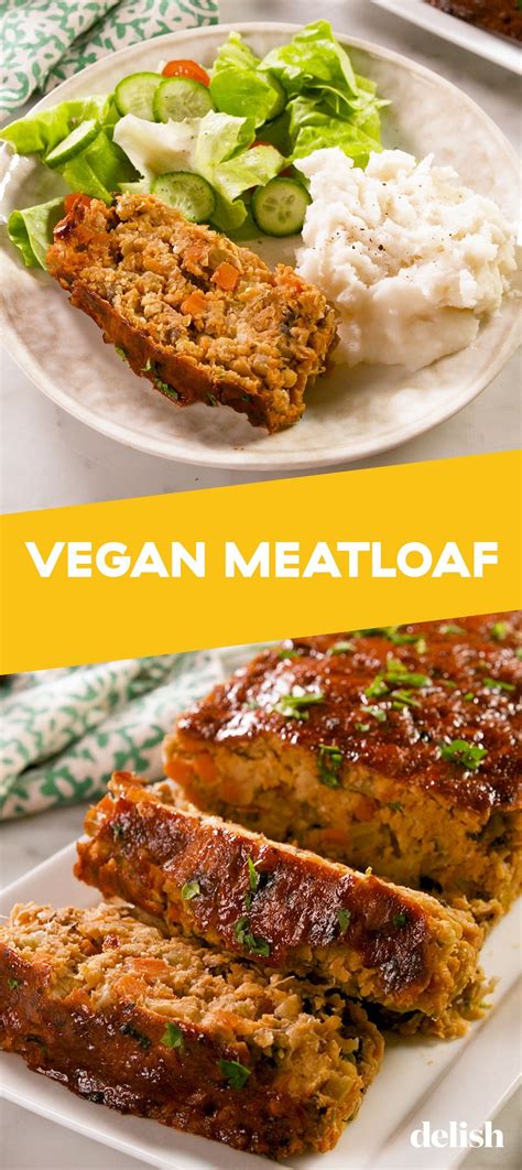 Our Vegan Meatloaf Is Loaded With Veggies Recipe Vegan Meatloaf