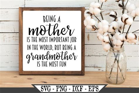 Being A Mother Is The Most Important Job In The World Svg Etsy