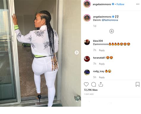Angela Simmons Does A Number On Fans In Her Curve Hugging Jeans U Got Dat Sex Appeal