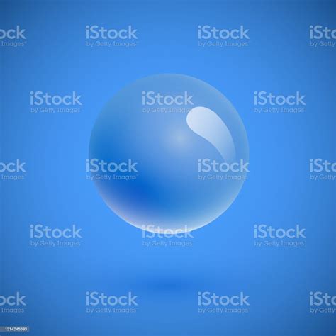 Colorful Spheres Floating Realistic Vector Illustration Stock