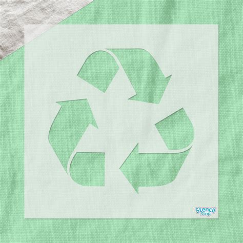 recycling symbol stencil recycle symbol stencils recycling
