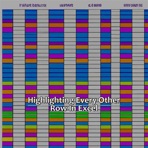 How To Highlight Every Other Row In Excel