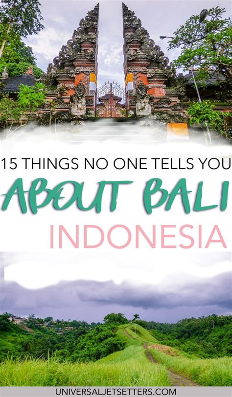 15 Things No One Tells You About Bali Indonesia Universal Jetsetters