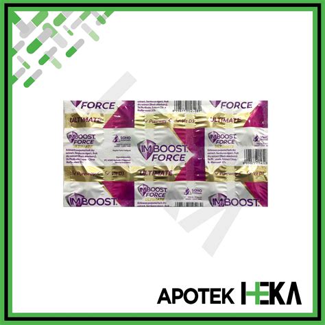 Imboost Force Ultimate Kaplet Isi 10 Tablet - Daya Tahan Tubuh | Lazada