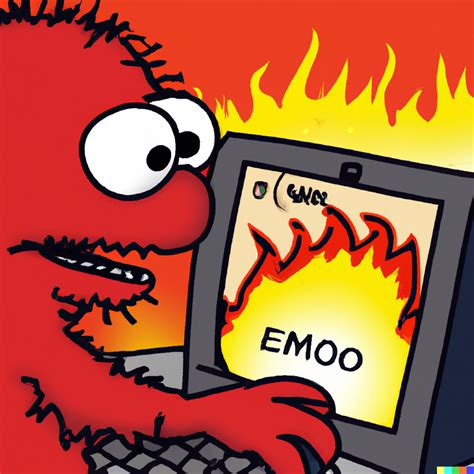 New Elmo Fire Memes With Dall E 2 • George Mandis