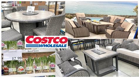 Costco Patio And Outdoor Furniture Shop With Me Youtube