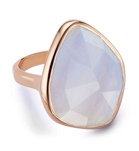 Siren Nugget Cocktail Ring In 18ct Rose Gold Vermeil On Sterling Silver