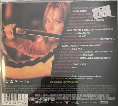 Kill Bill Vol1 Original Soundtrack Cd Plak Satın Al
