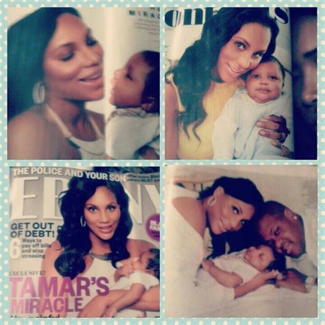 Tamar Braxton With Her Baby Logan In The October Issue Of Ebony Tamar