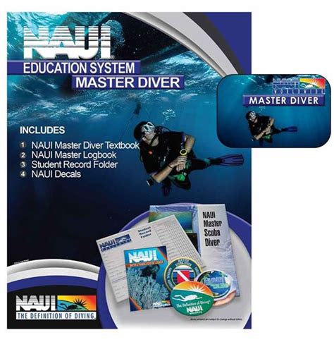 Naui Master Diver Elearning Textbook Sea Camp Dive Store
