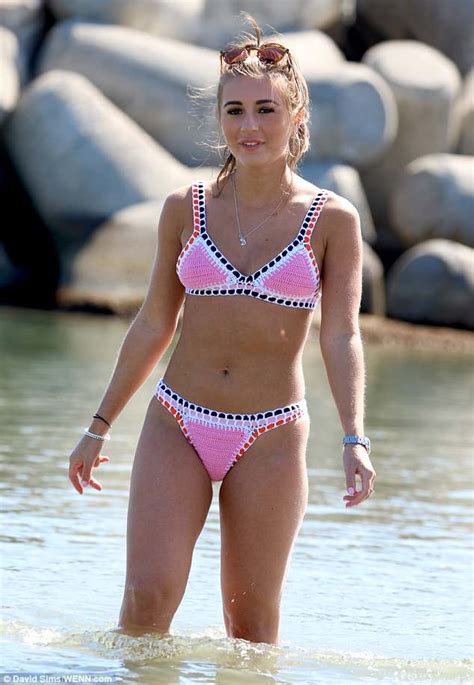 Danny Dyers Daughter Dani Sizzles In Pink Bikini In Marbella Daily