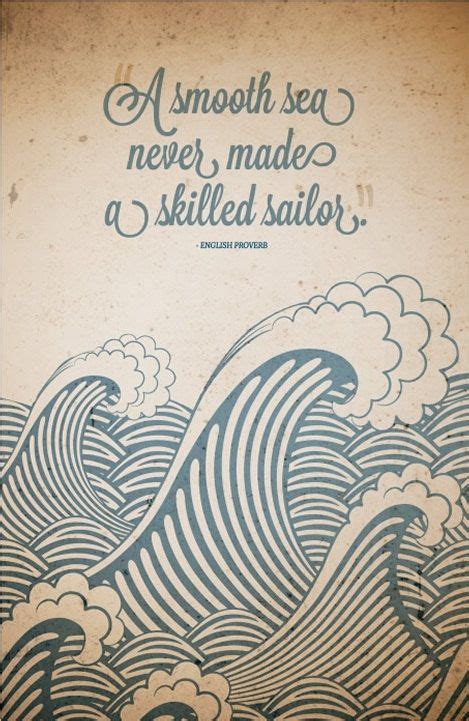 Difficult roads often lead to beautiful destinations. Canvas Quote Art - "A smooth sea never made a skilled ...