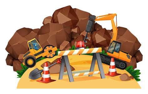 Construction Tractor Clip Art