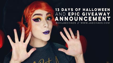 Welcome To The 13 Days Of Halloween Epic Giveaway Halloween Adventure 13 Days Halloween 2016
