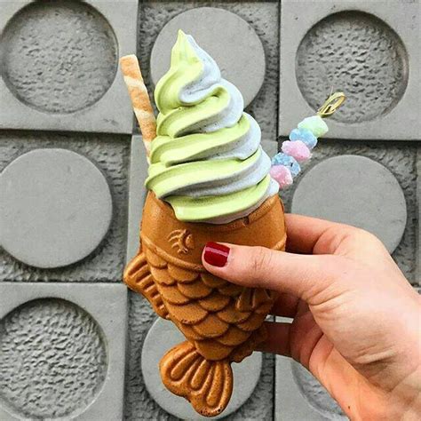 Review Taiyakis Fish Shaped Ice Cream Cones — Taiyaki Nyc