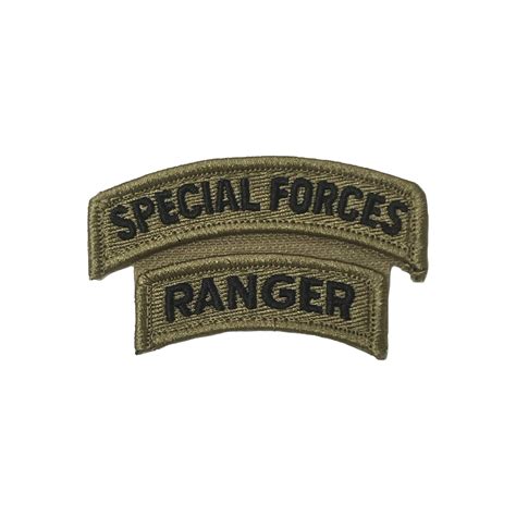 Special Forces Ocp Tab And Ranger Tab Sewn Together W Hook Fastener