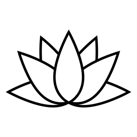 Lotus Flower Outline Drawing Free Download On Clipartmag