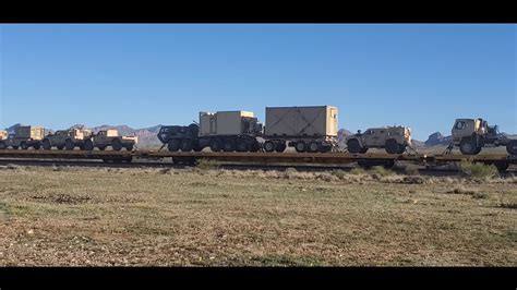 Eastbound Union Pacific Military Train With The Sp Heritage Locomotive