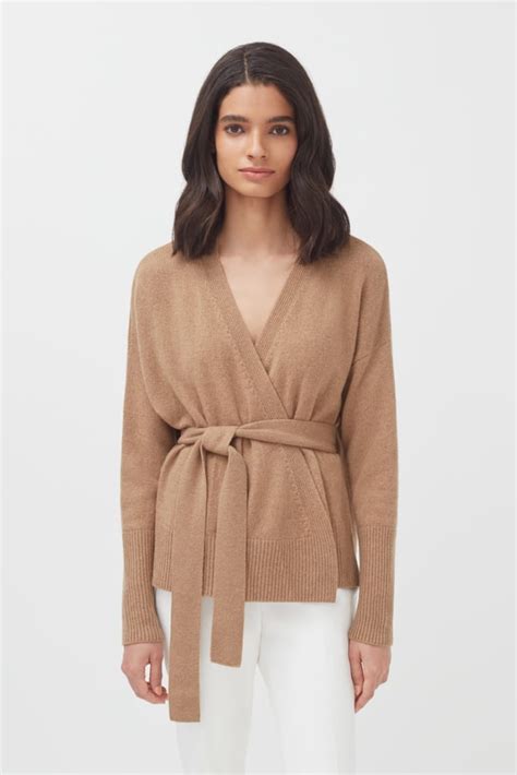 Cuyana Recycled Cashmere Soft Wrap Sweater The Best Cozy Sweaters According To Editors 2020