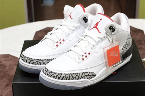 Nike Air Jordan 3 White Cement Free Throw Line Sz 10 Ds For Sale In