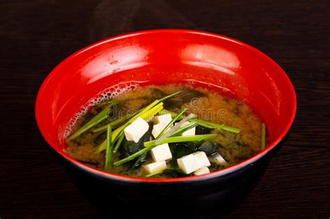 Japanese Miso Soup Stock Image Image Of Cuisine Gourmet 122090369