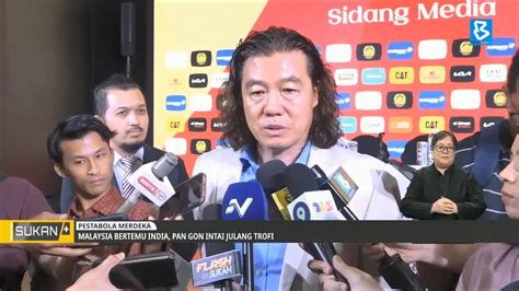 Pestabola Merdeka Malaysia Bertemu India Pan Gon Intai Julang Trofi