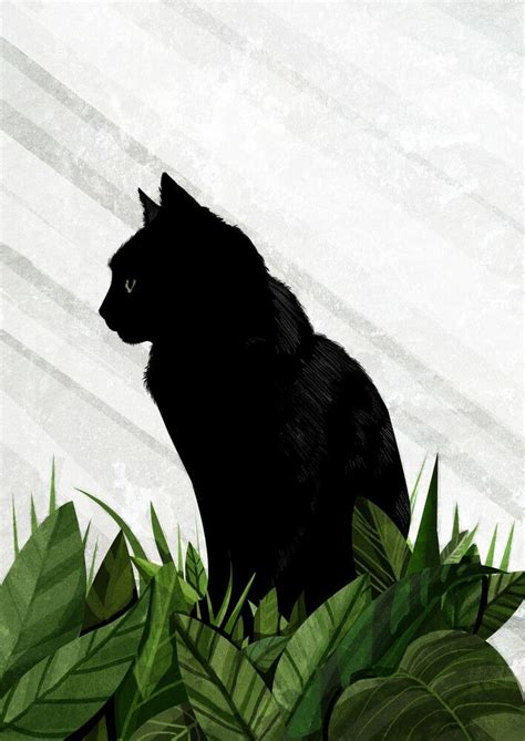 Katherine Blower Black Cat United Kingdom Europe Posters Art Prints